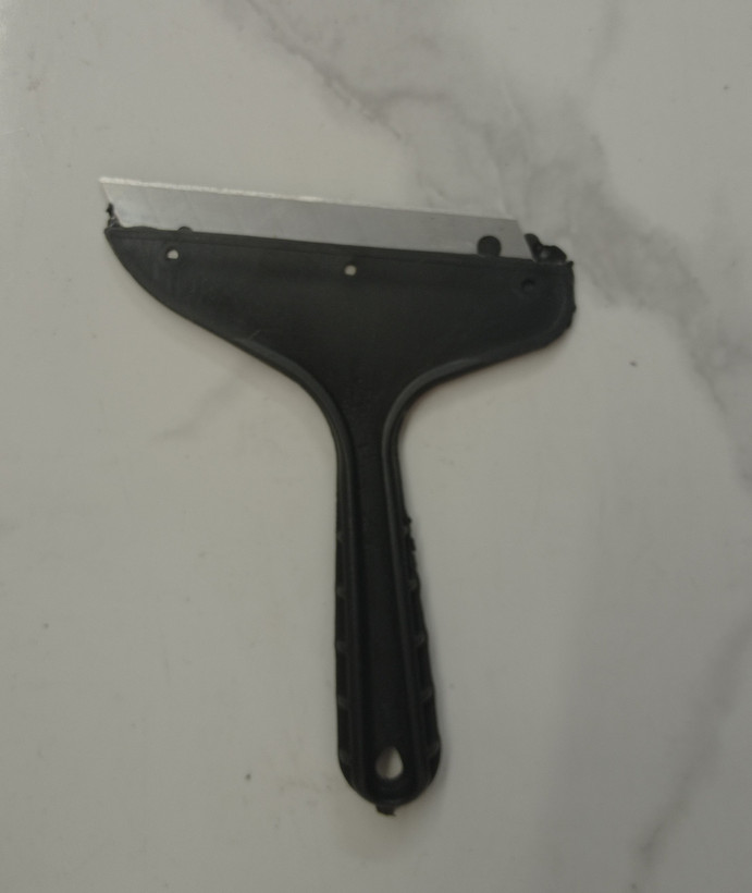 تیغ شیشه بزرگ دسته گرد پلاستیکی وندا